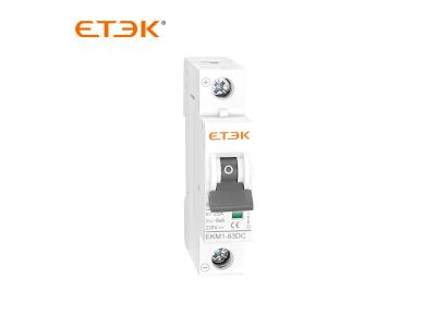 EKM1-63DC 6KA 1/2/4P 1/2/3/4/6/10/13/50A DC MCB Miniature Circuit Breaker with Ce Approval