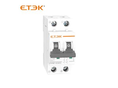 EKM1-63DC 6KA 1/2/4P 1/2/3/4/6/10/13/50A DC MCB Miniature Circuit Breaker with Ce Approval