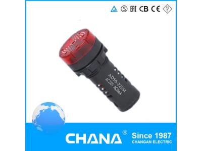 22mm Diameter Protected LED Indicator Lamp with Ce and RoHS Approval