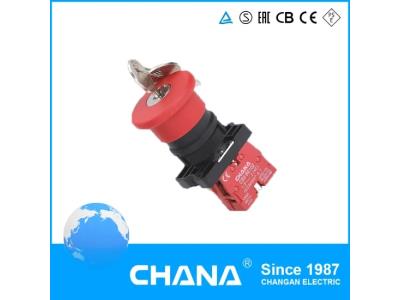 CB2 CE and RoHS Approval Mushroon Electric Pushbutton Switch