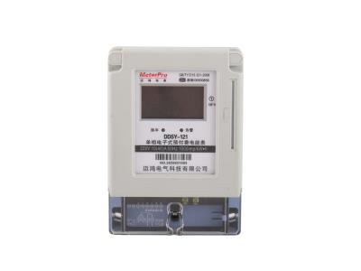 Prepaid energy meter with IC card