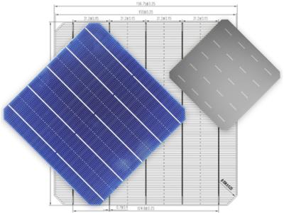 156.75 Mono PERC Solar Cell (5BB-Half)