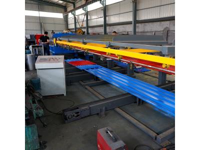 Automatic roof panel stacker for roll forming machine roofing sheet making machine clay ti