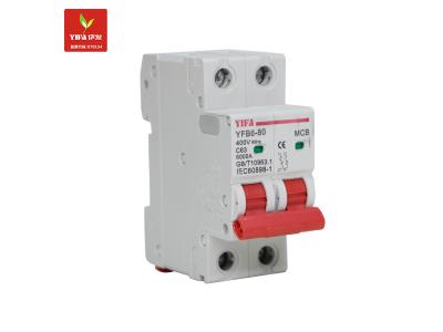 YIFA high breaking miniature intelligent electronic circuit breaker MCB YFB6-80 series