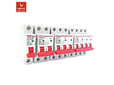 YIFA high breaking miniature intelligent electronic circuit breaker MCB YFB6-80 series