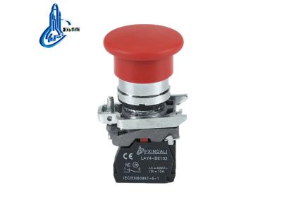 LAY4-BC42 red metal push-pull switch mushroom electric push buttons