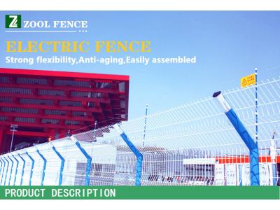 2021 Newest Design Security Boundary Protective Electric Fencing for Living Areas School G
