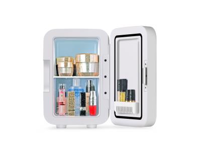 portable beauty fridge 6L glass door fridge beauty mini for home