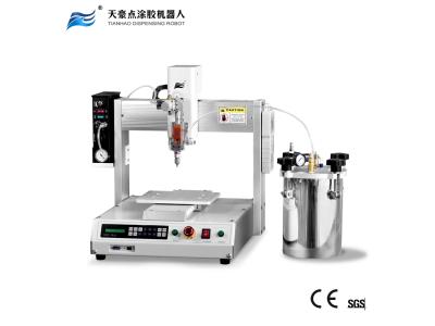 Benchtop dispensing robot for conformal coating spraying