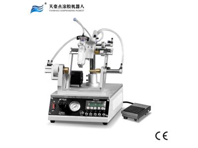 Thread coating machine with syringe dispensing for Anaerobic thread sealant