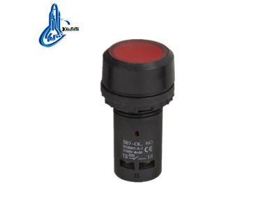 SB7-CW3462 led single pole single throw push button switch with lamp