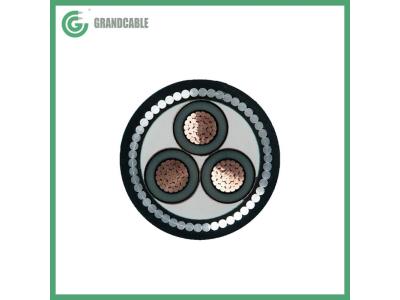 6.35/11kV 3C XLPE MV Power Cable CU SWA Armoured U/G Underground Electric