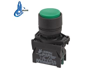 XDL21-EL31 220v ip65 green plastic convex push button waterproof switch