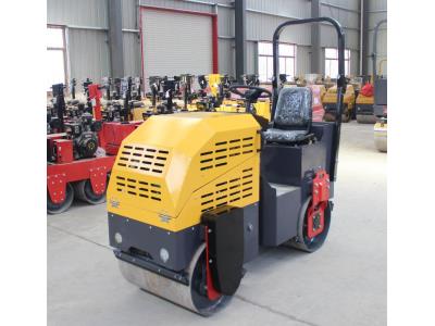 Hydraulic double drum rollers diesel engine ride on roller 1 ton road roller