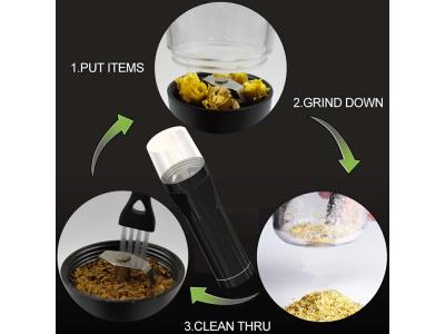 FREETOPHOME Grinder,Herb Spice Electric Grinders,Pill Medicine Crusher,Dry Pepper Mills