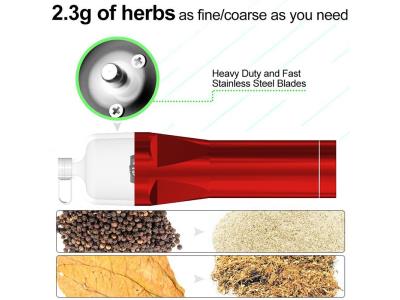 Herb Spice Electric Grinder,Pill Medicine Crusher,Dry Pepper Mills,USB Rechargeable,Mini 