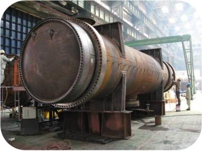 Pyrolysis gas Five sInter section cooler