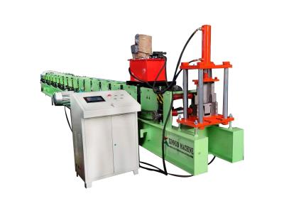 rain gutter making machine automatic round steel gutter downpipe machine