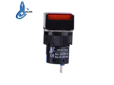 XDL16-FXD Square Push Button LED Button Light Mini Pushbutton Switch