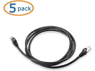 Cat6A Ethernet Patch Cable, Network Internet Cord, RJ45, 550Mhz