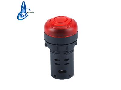 AD22-22MSN 22mm Red Voices Signal Light Indicator LED Buzzer