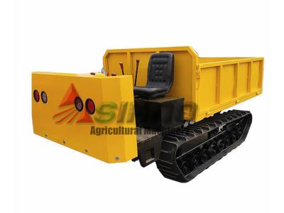 2ton Rubber Track Crawler Carrier Mini Dumper Truck for Palm Oil  Fruit Grabber