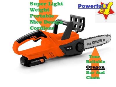 CG200M09 DC20V Li-Ion Battery Cordless Garden Chainsaw-Wood/Tree/Branches Cutting Chainsaw