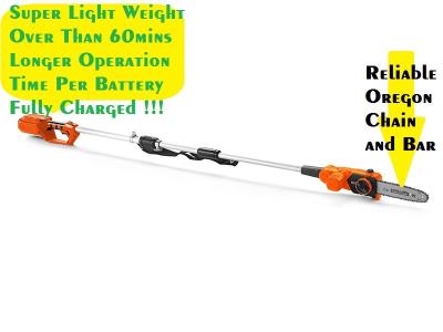 CG400M02 DC40V Li-Ion Battery Cordless Garden Telescopic/Pole Chainsaw/Branches Lopper