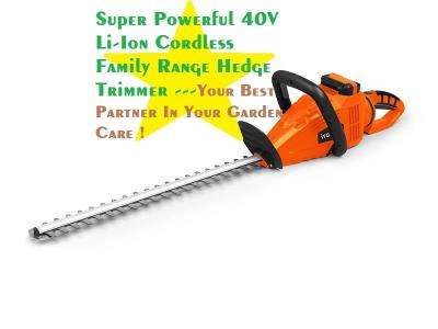 CG400M04 DC40V Li-Ion Battery Cordless/Electric Garden Hedge Trimmer Machine