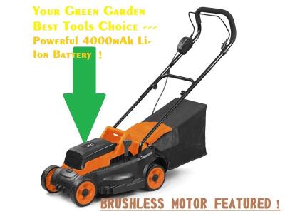 CG400M06 DC40V Li-Ion Battery Cordless/Electric Brushless Motor Garden Lawnmower Machine