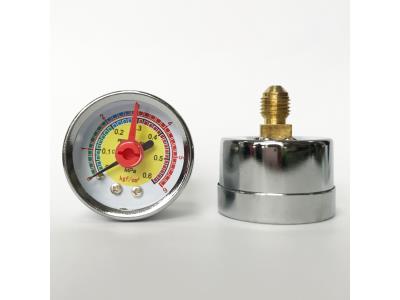 WESEN 40mm chrome plated case pressure gauge 0.6MPa