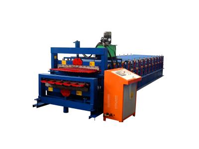 Double Layer Corrugated Metal Roofing Sheet Roll Forming Machine IBR Roofing panel double