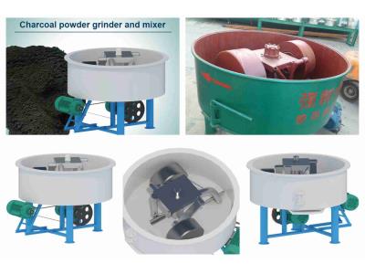 Charcoal powder grinding machine wheel grinder mixer