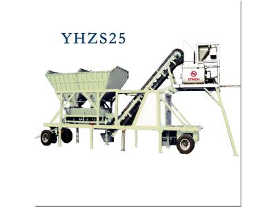 YHZS25 moblie conrete batching plant-Onnoh Machinery