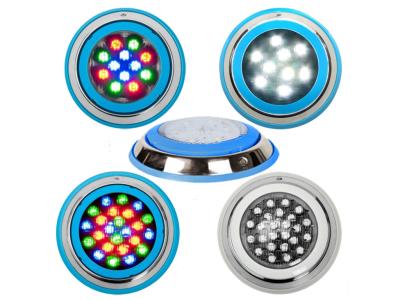 24W IP68 12V RGB Pond Underwater Wall Mounted LED Swimming Pool Light