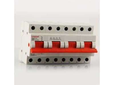 Heavy Duty Safety Din-rail Mounting I-0-II Changover Switch 125A