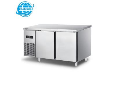 1200mm / 1500mm Two-Door Kitchen Refrigerator Table Freezer
