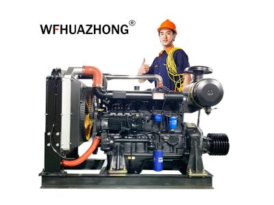 China factory R6105IZLP 148kw diesel engine with clutch and pulley for stationary using