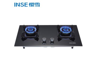 INSE Fashional build-in hob  two burner gas stove JZY/T-Q2003(B)