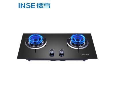 INSE stainless steel gas stove home with black  gas stove knobJZY/T-Q2006(B)