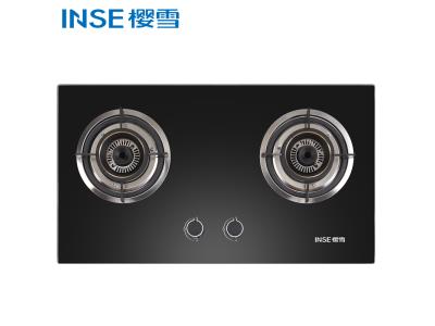 INSE stainless steel gas stove home with black  gas stove knobJZY/T-Q2006(B)