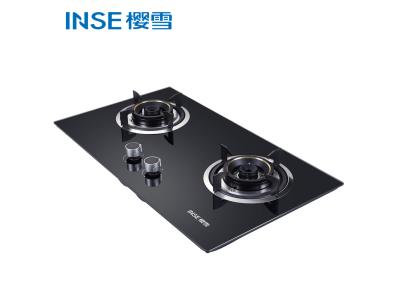 INSE stainless steel gas stove home with black  gas stove knobJZY/T-Q2006(B)