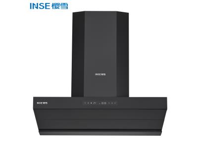 China Cooker Hood Professional Exporters Black steel Glass Range Hood CXW-260-K2105(B)