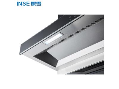 Zhongshan Wall-Mounted Black Glass Range Hood China for Kitchen for Sale CXW-280-K1906(B)