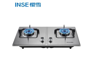 Cast Iron Cooking 2 Big Burner Gas Stove With Kitchen Stove Stainless Steel JZY/T-Q1812(G)