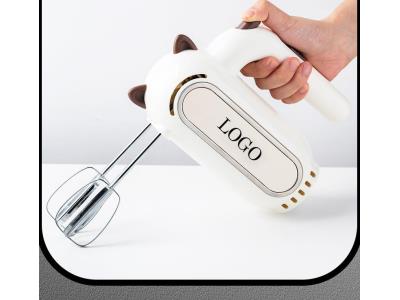 Kitchen Small Portable Semi Automatic Egg Milk Cake Electric Hand Mixer