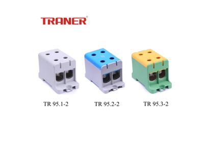 TR Series 95mm2 Aluminum/Copper Al/Cu Cable, Grey Universal Terminal Block