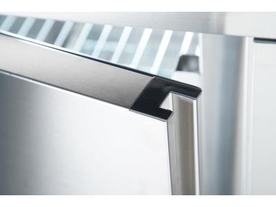 High Quality Stainless Steel Work Table Salad Refrigerator Workbench Undercounter Fridge