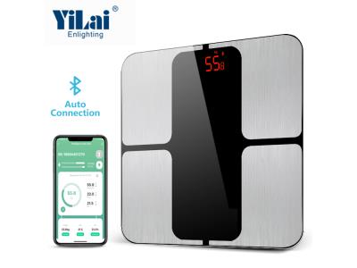 Yilai Body fat scale with stainless steel design APP connection bluetooth weight scale