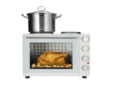 electric oven with 2 hotplates